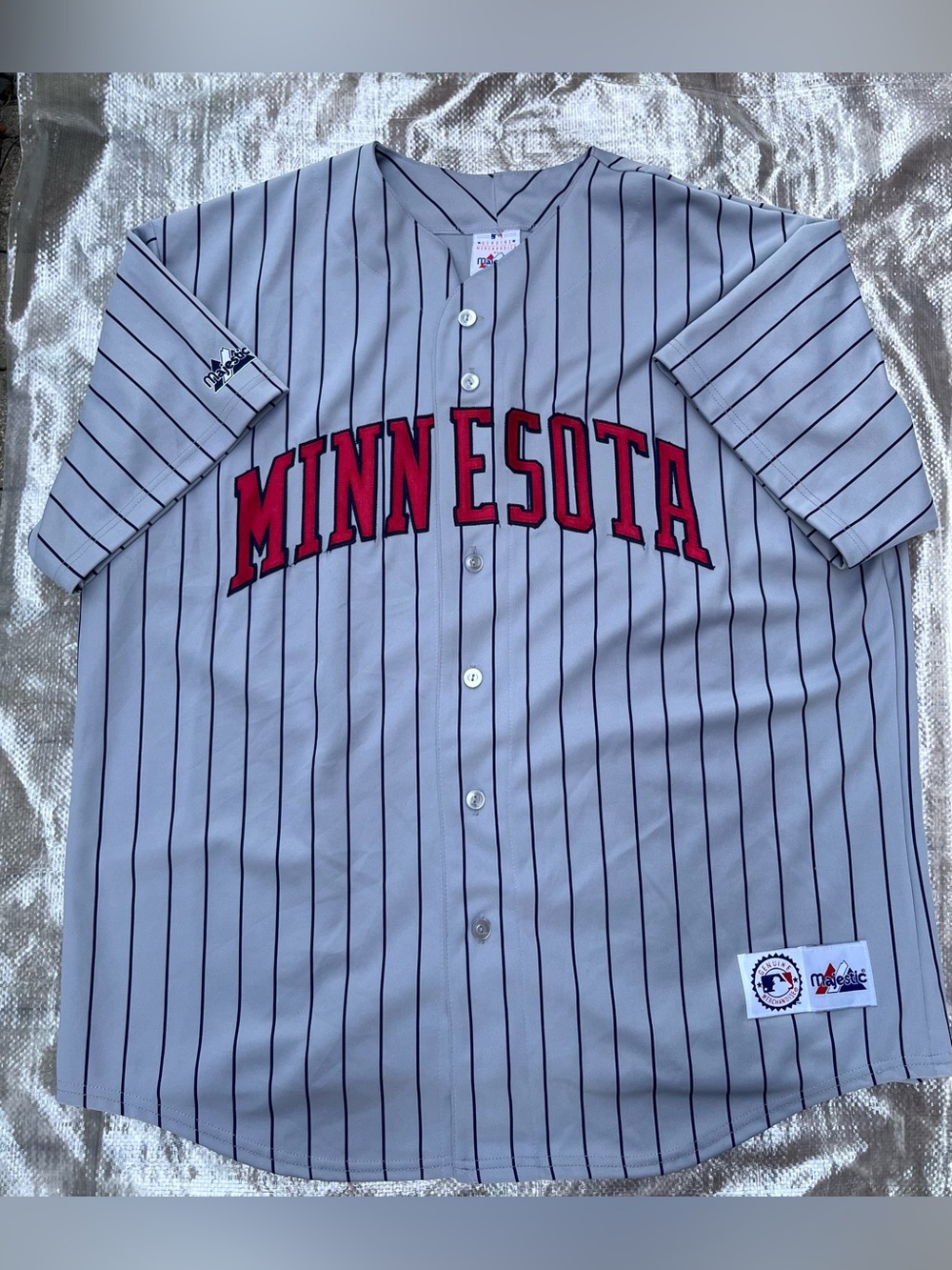 Majestic Minnesota Baseball men’s  Jersey Sz XL